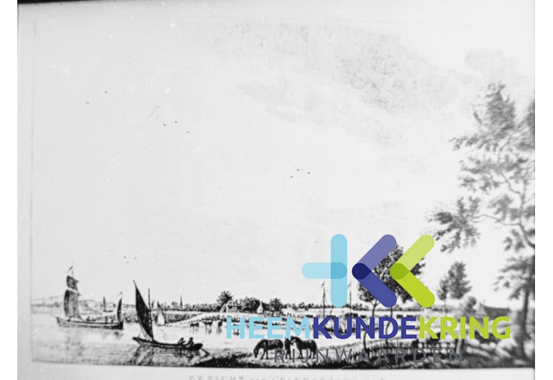Pannerden Gezicht op het Pannerdensche Kanaal 1744 (51)